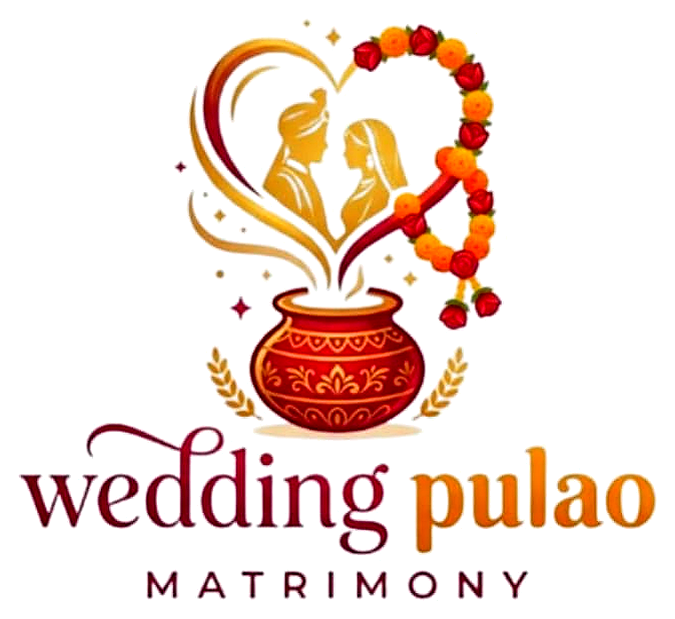 Wedding Pulao Matrimony Logo